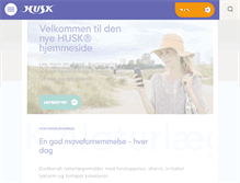 Tablet Screenshot of husk.dk